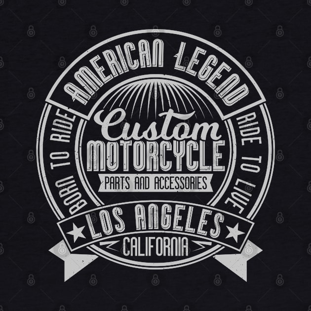 Custom Motorcycles Born To Ride by funkymonkeytees